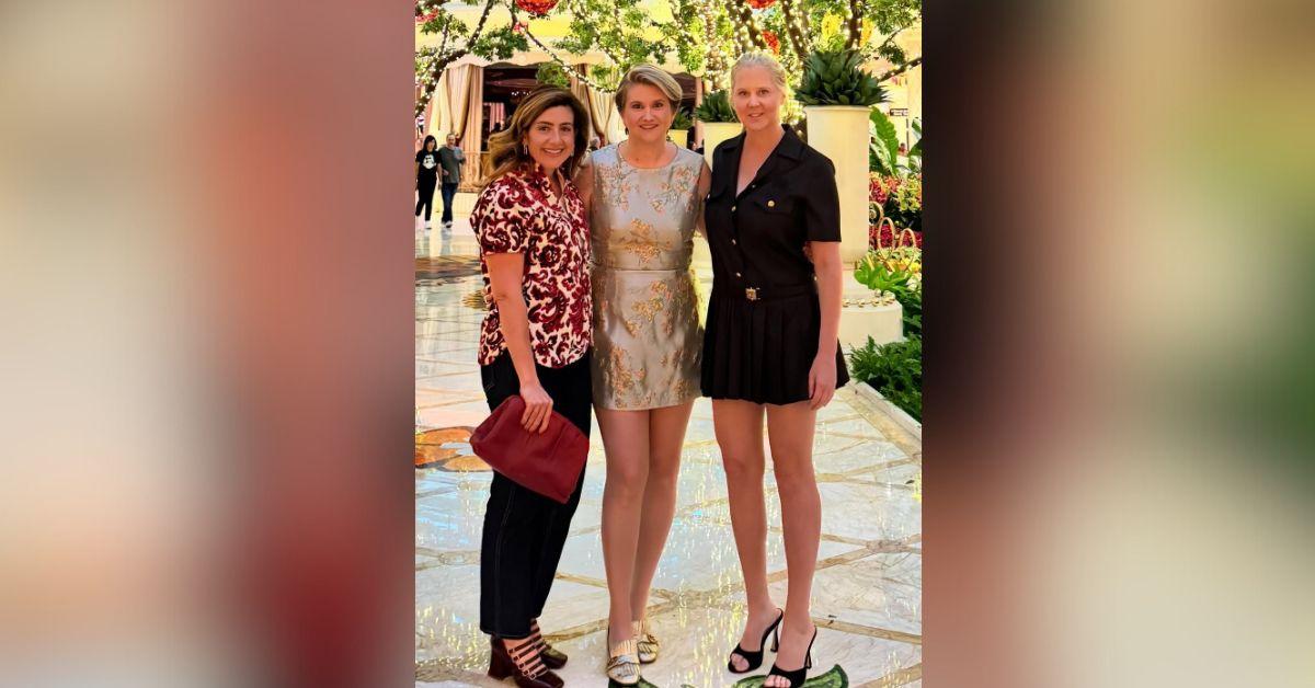 image of The comedian showed off her long legs while out in Las Vegas. 