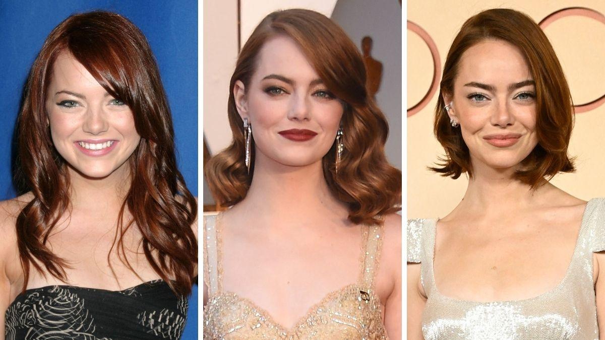emma stone transformation before after photos