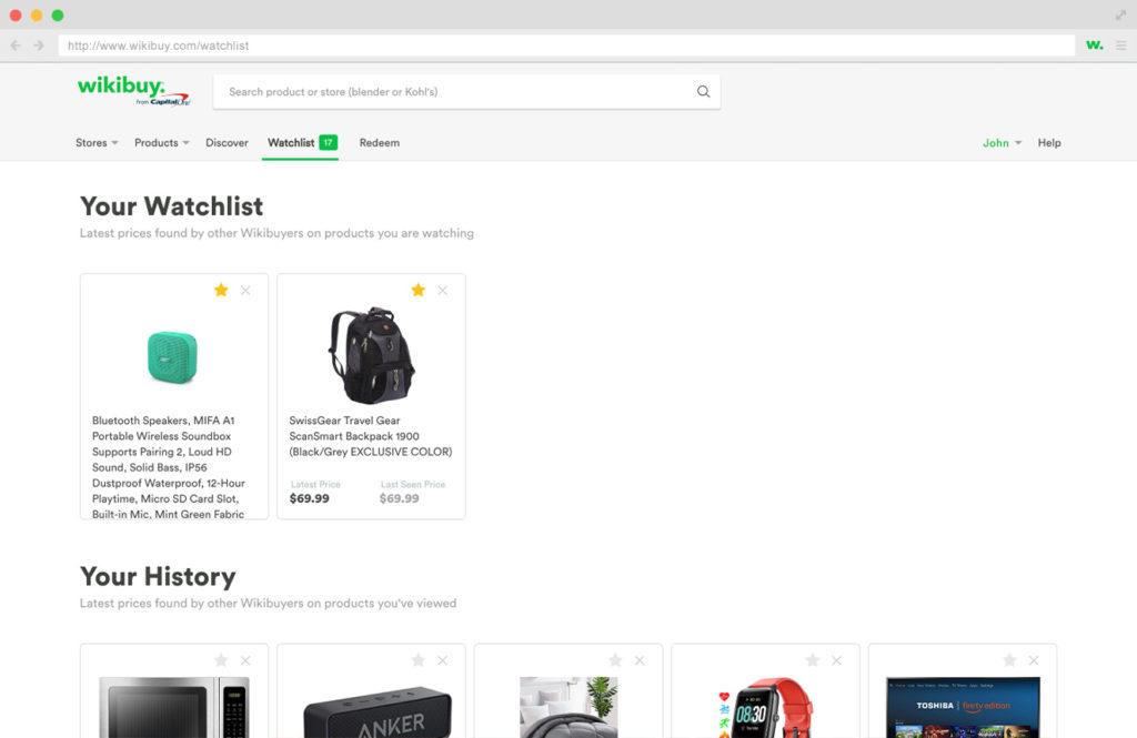 Wikibuy Watchlist
