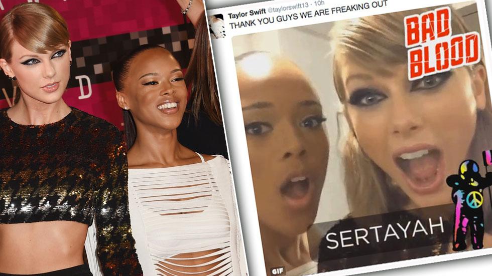 Taylor swift serayah mtv vmans 2015 01