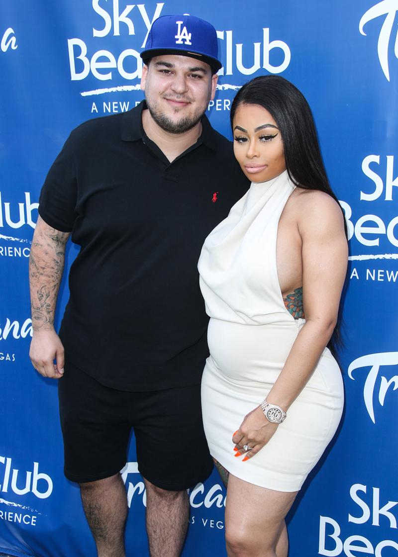 Blac Chyna and Rob Kardashian Host Memorial Day Weekend Party at Sky Beach Club at Tropicana Las Vegas