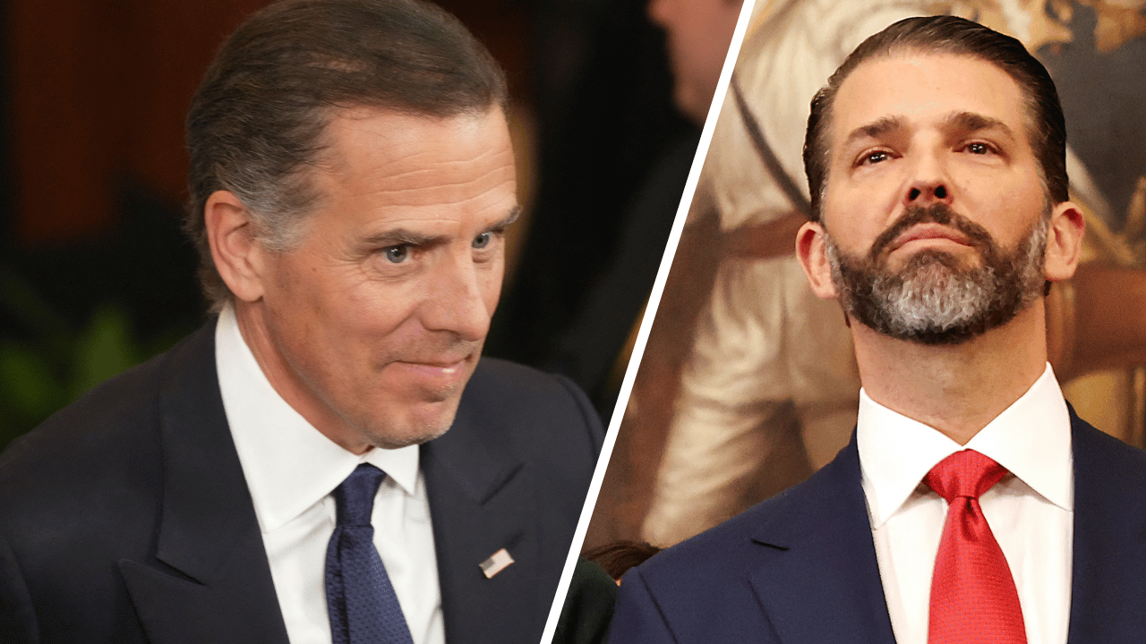 Hunter Biden and Donald Trump Jr.