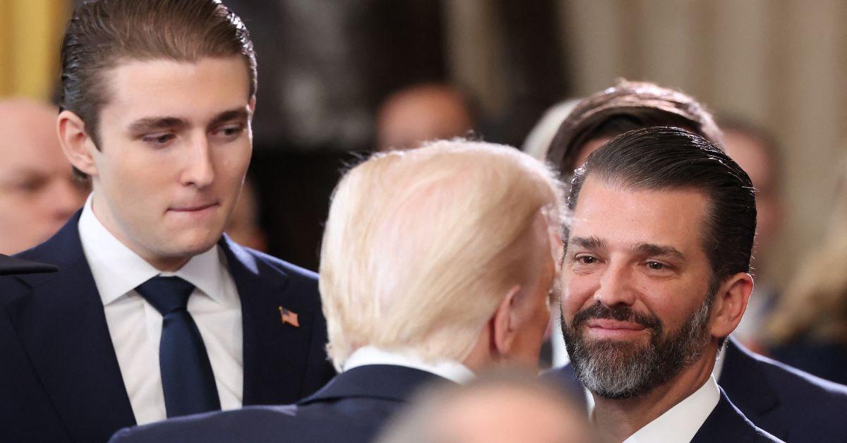 image of The president said Donald Trump Jr. would rather be hunting than at his gravesite.