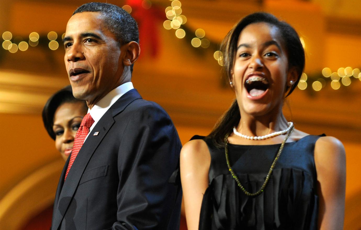 Malia Obama Life in and Out of the White House Barack Makes Her Laugh