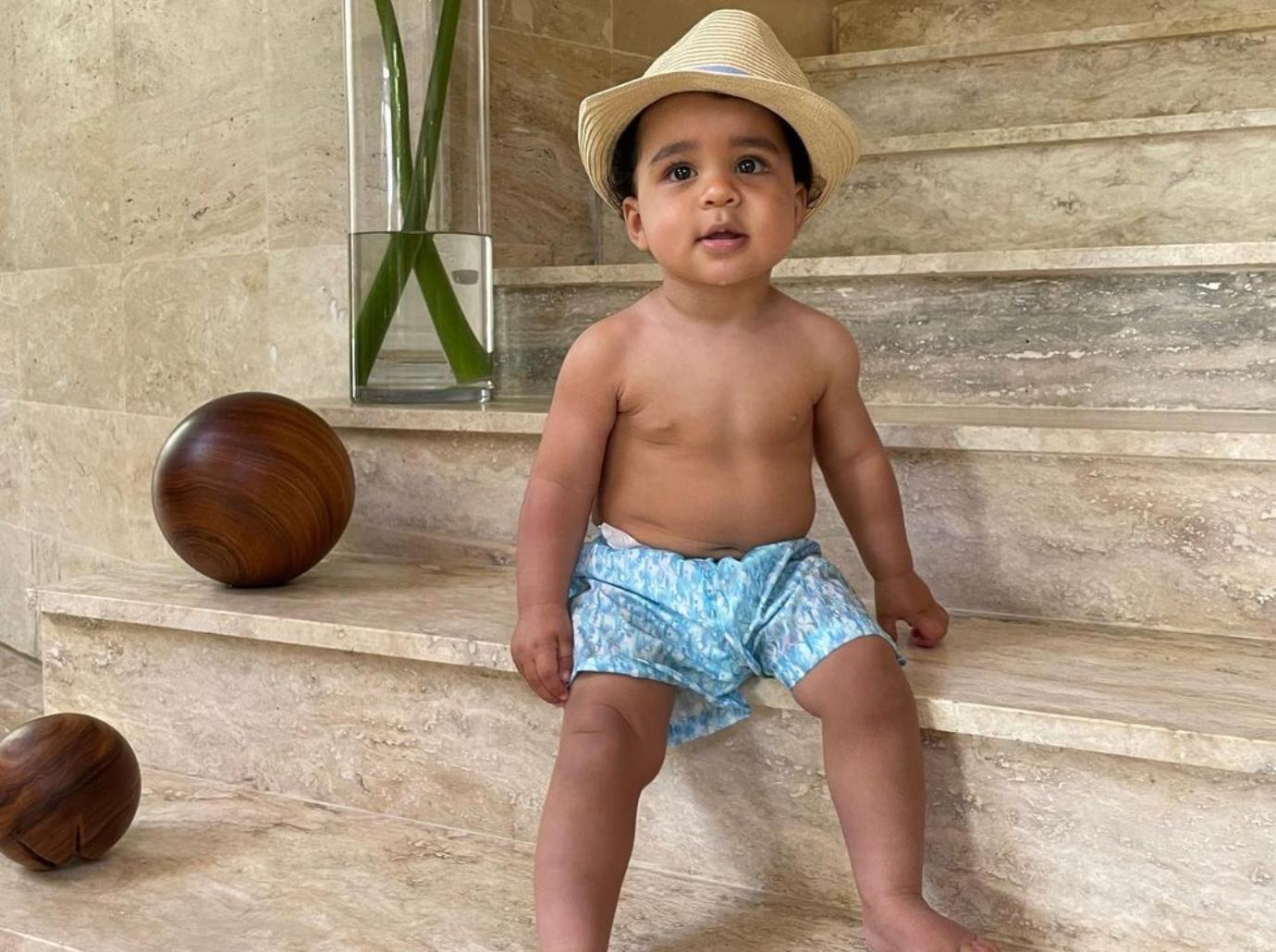 khloe kardashian tatum first birthday post less connected photos