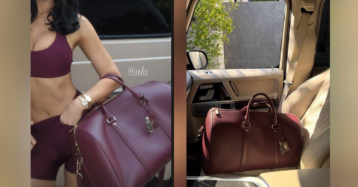 image of Fans went wild over Kylie Jenner's look and the rich burgundy color.
