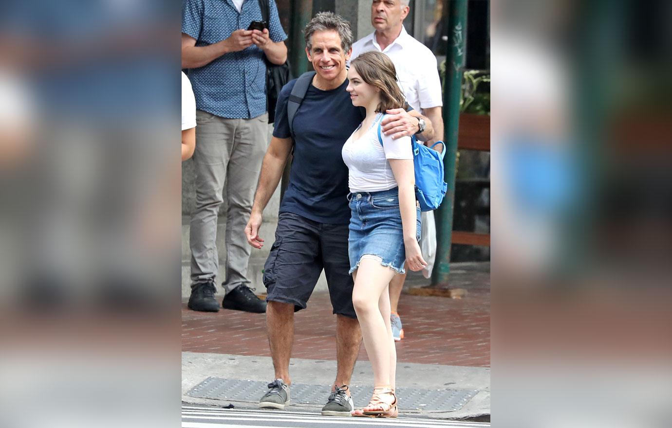 Pics Ben Stiller Spends A Day In New York City With His Daughter [ella]
