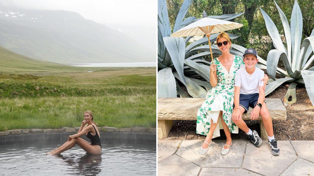 Photo of Ivanka Trump has shared several photo dumps showing off her summer with her family.