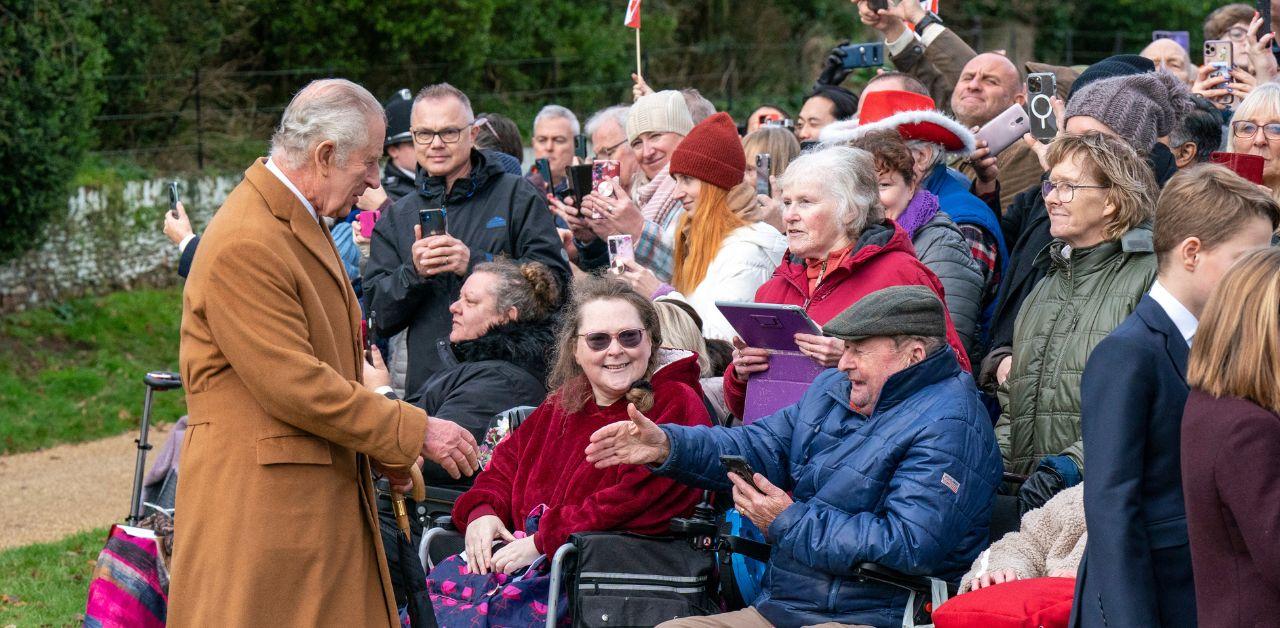 royal family put on united front christmas walk without sussexes