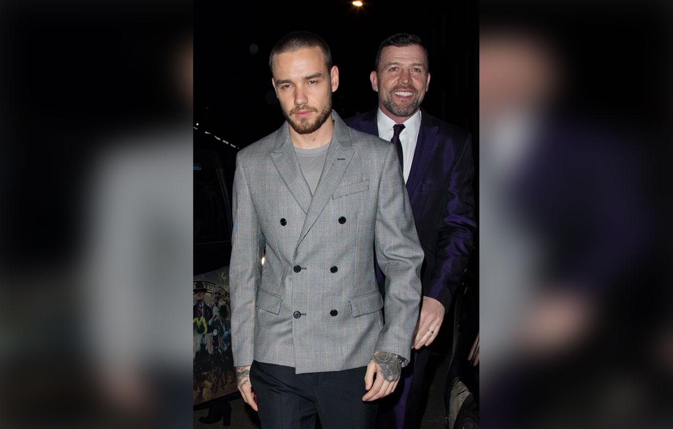 Liam Payne exits the Vogue X BAFTA party alone