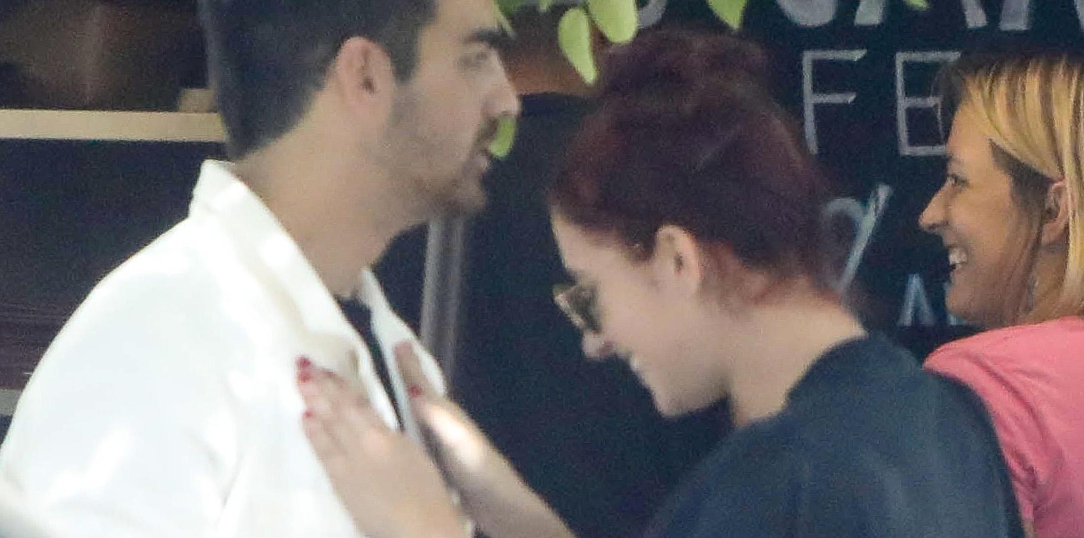 Joe jonas mystery redhead feature