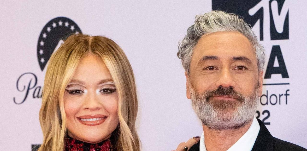 rita ora debuts emerald wedding ring taika waititi