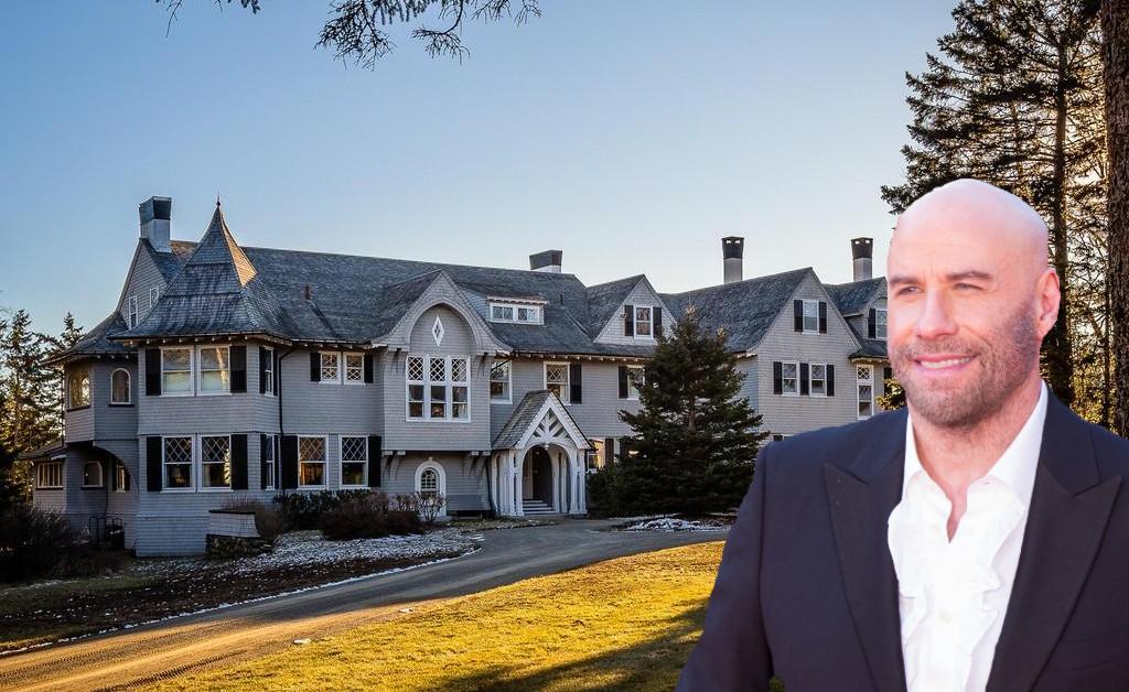 John Travolta In Maine For Christmas 2022 John Travolta Lists Longtime Family Maine Estate For $5 Million, See Photos