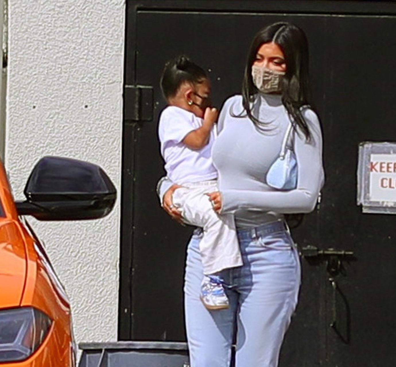 kylie jenner stormi lunch date