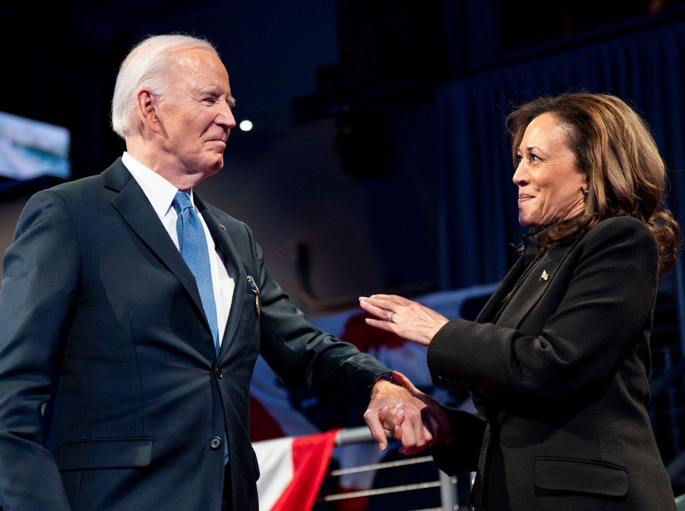 Photo of Joe Biden and Kamala Harris