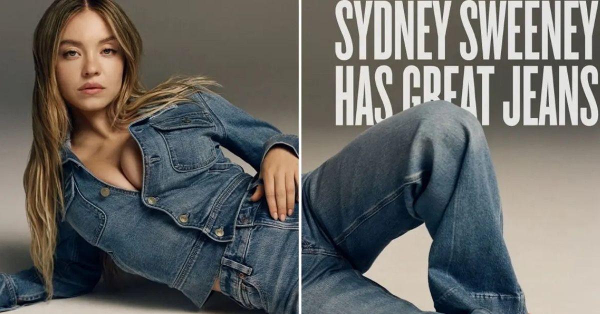 photo of Sydney Sweeney's American Eagle ad created a gigantic rift between Republicans and Democrats