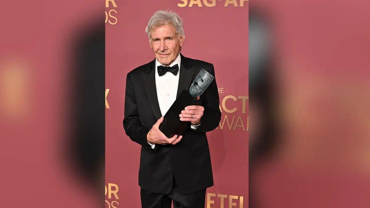 Photo of Harrison Ford has been married to Calista Flockhart since 2010.