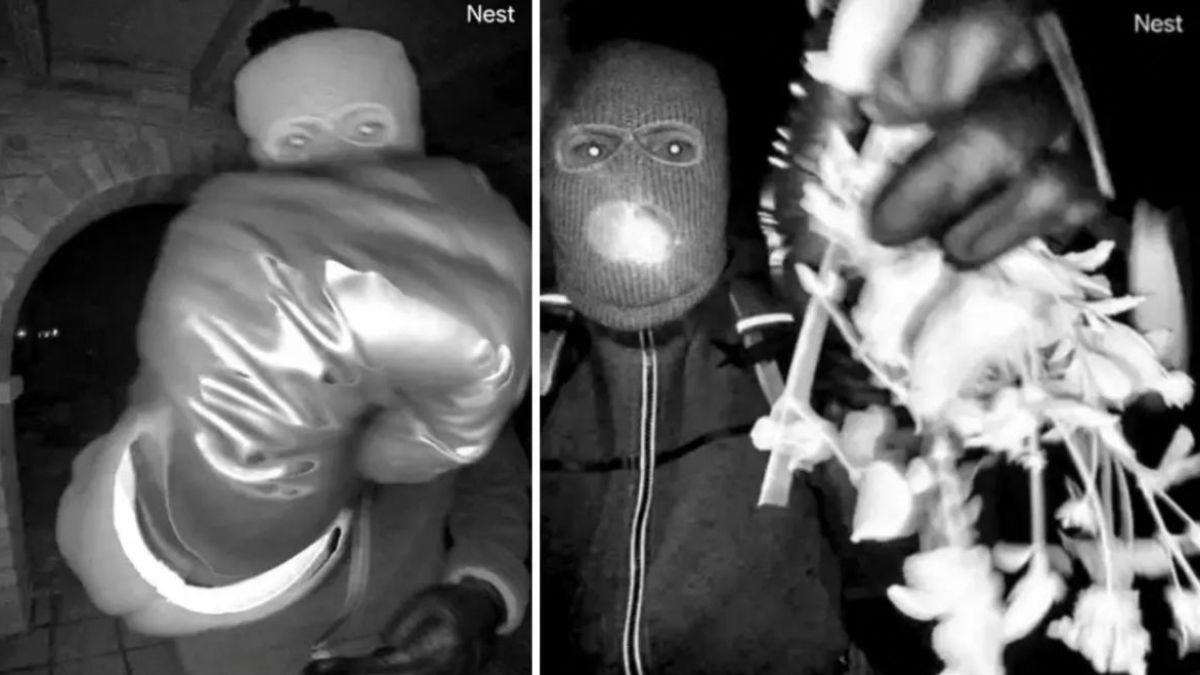 image of A  masked suspect was captured on Nancy Guthrie's doorbell camera on the night she vanished.