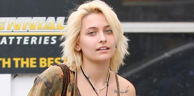 Paris Jackson Braless Nipple Piercings Michael Daughter Long