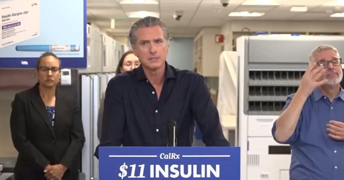 Image of Gavin Newsom called Donald Trump 'delusional.'