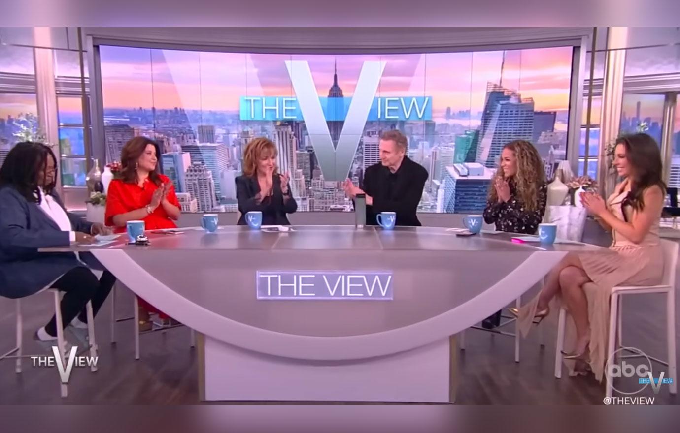 liam neeson admits he was uncomfortable on the view