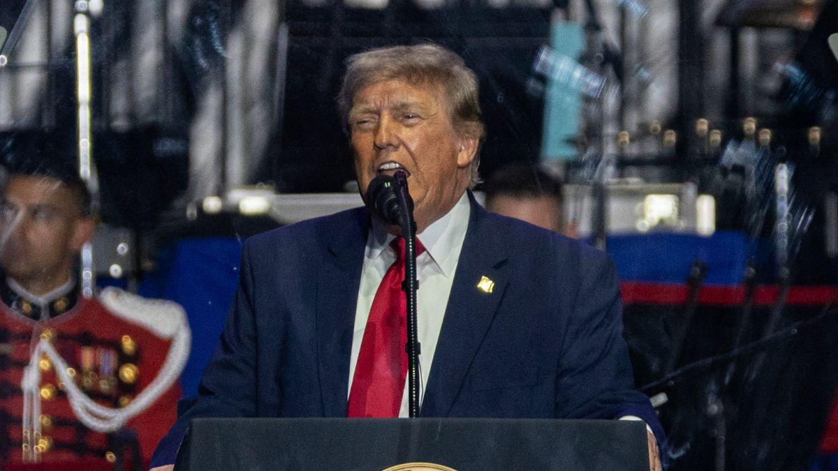Image of Donald Trump defended the event as a major success.