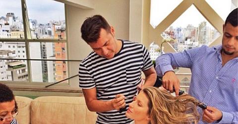 Gisele Bunchen breast feeding