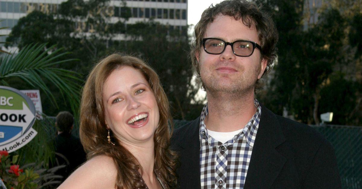 image of Rainn Wilson and Jenna Fischer's friendship lasted after their series ended.