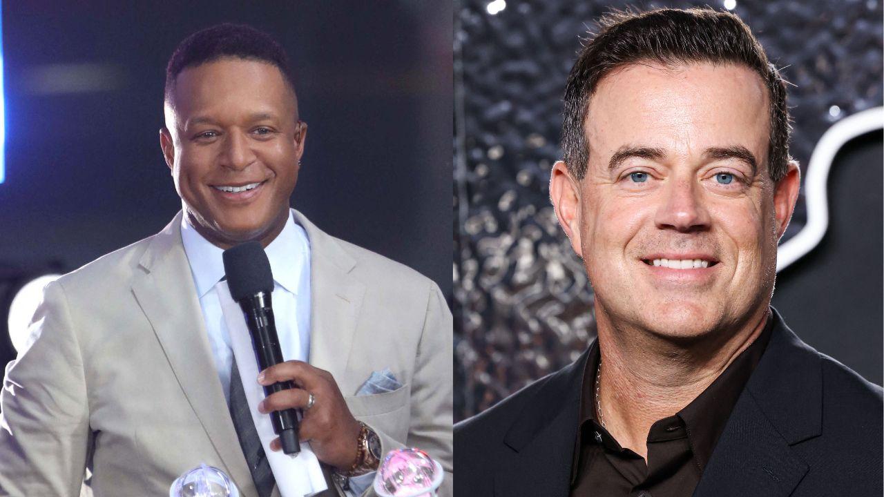 Split image of Craig Melvin and Carson Daly.