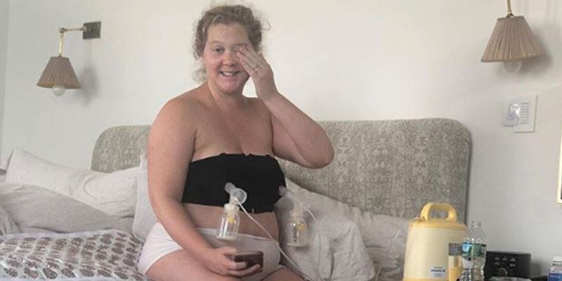 Amy Schumer pokes fun at her saggy post-baby boobs with this new pic -  Today's Parent