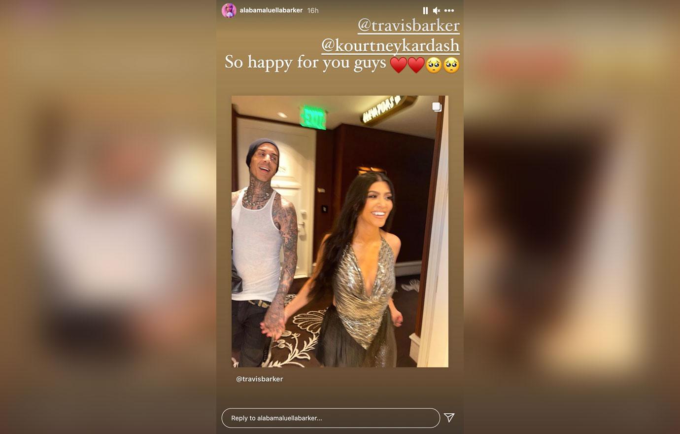 two major clues kourtney kardashian travis barker secretly married ok