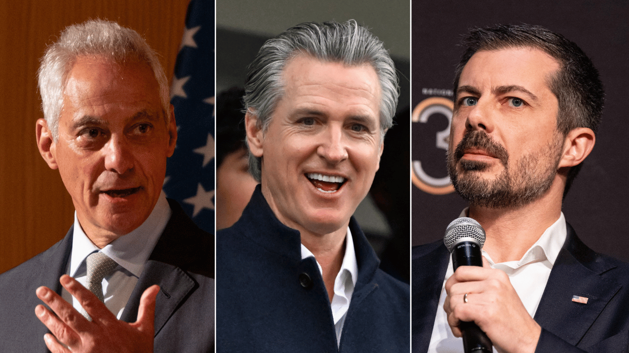 Rahm Emanuel;Gavin Newsom;Pete Buttigieg