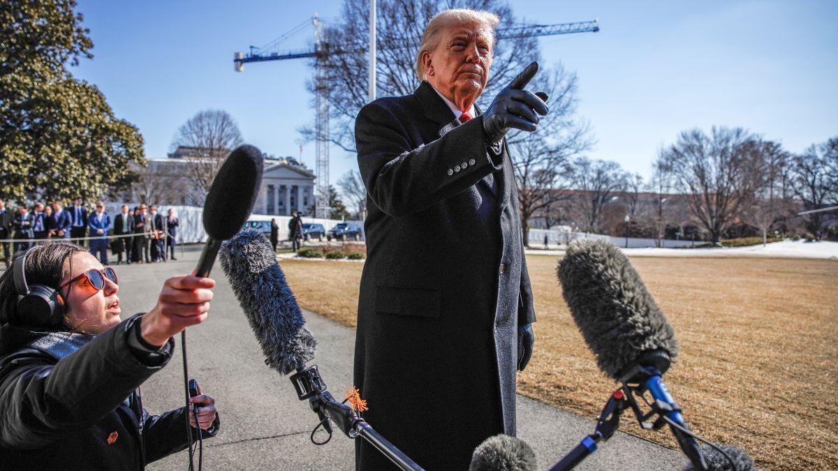 image of President Donald Trump was OK after the WHCD.