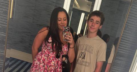 Photo of Jenelle Evans and Jace Evans