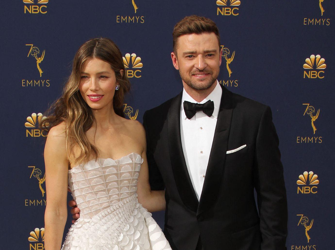 justin timberlake all over jessica biel oscars after party happy