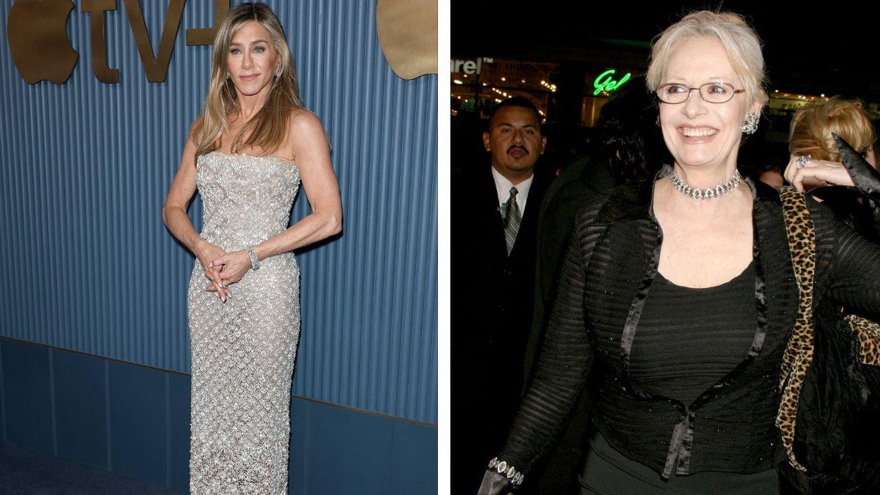 Image of Jennifer Aniston allegedly carried a similar gift box at the 2012 Directors Guild Awards.
