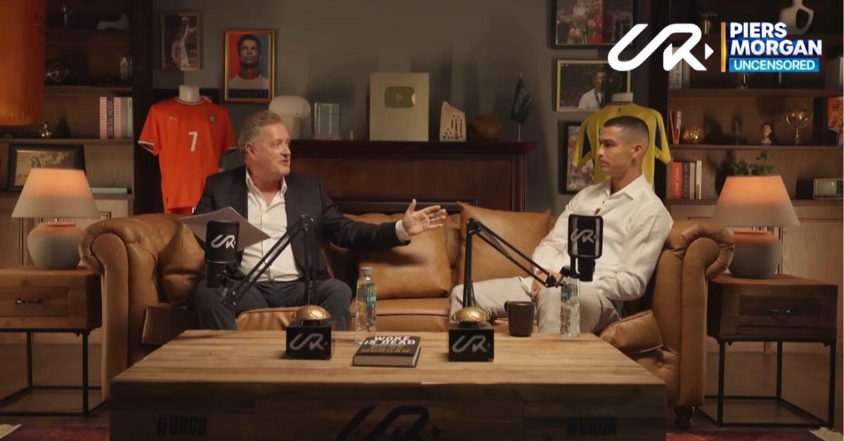 image of Cristiano Ronaldo told Piers Morgan that he and the president 'have something in common.'