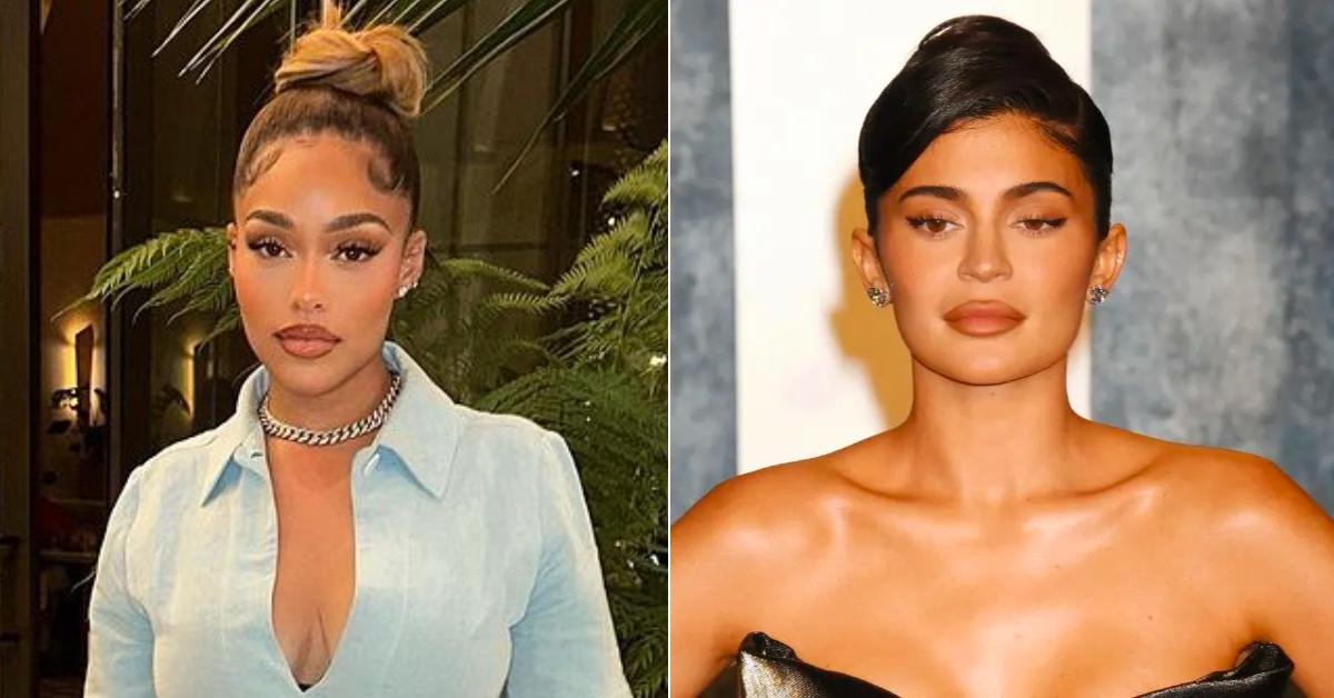 Jordyn Woods steps out in black dress at premiere in first appearance since  taking lie detector test