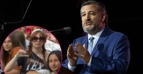 Split photo of Ted Cruz