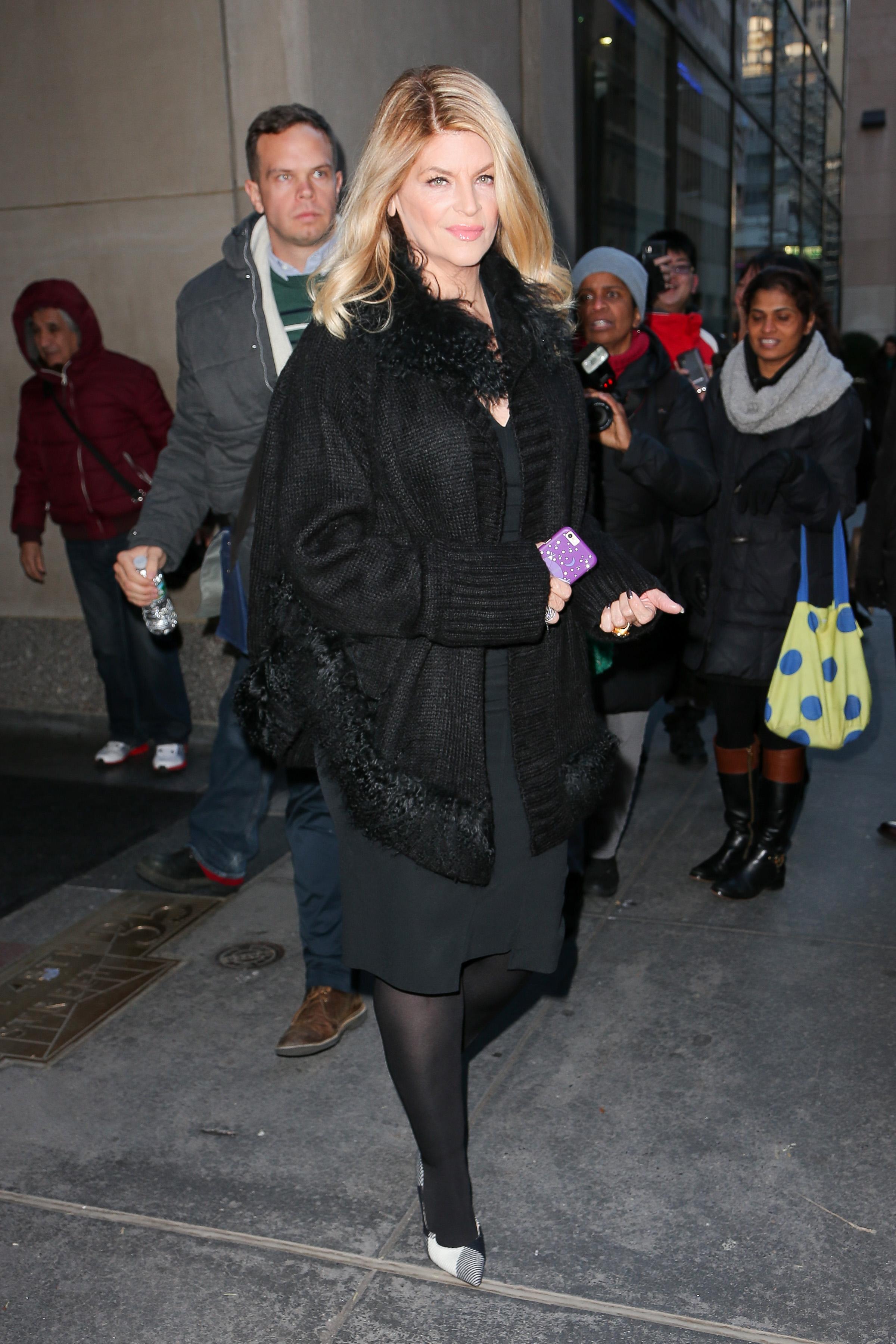 Kirstie Alley looks radiant while leaving the &#8216;Today&#8217; show in New York City