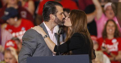 Photo of Donald Trump Jr. and Kimberly Guilfoyle.