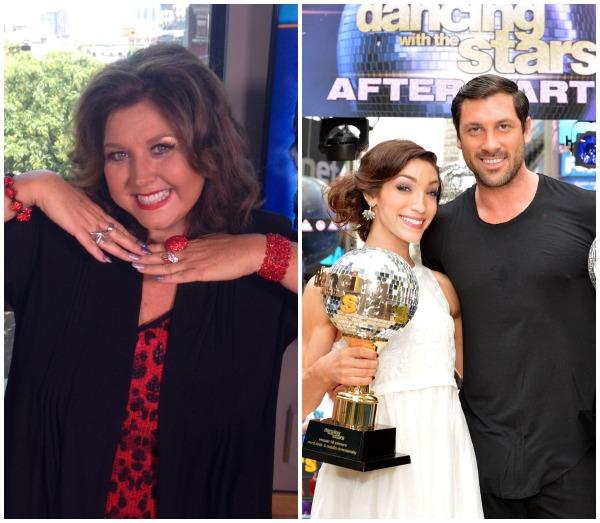 Abby Lee Miller, Meryl Davis and Maks Chmerkovskiy