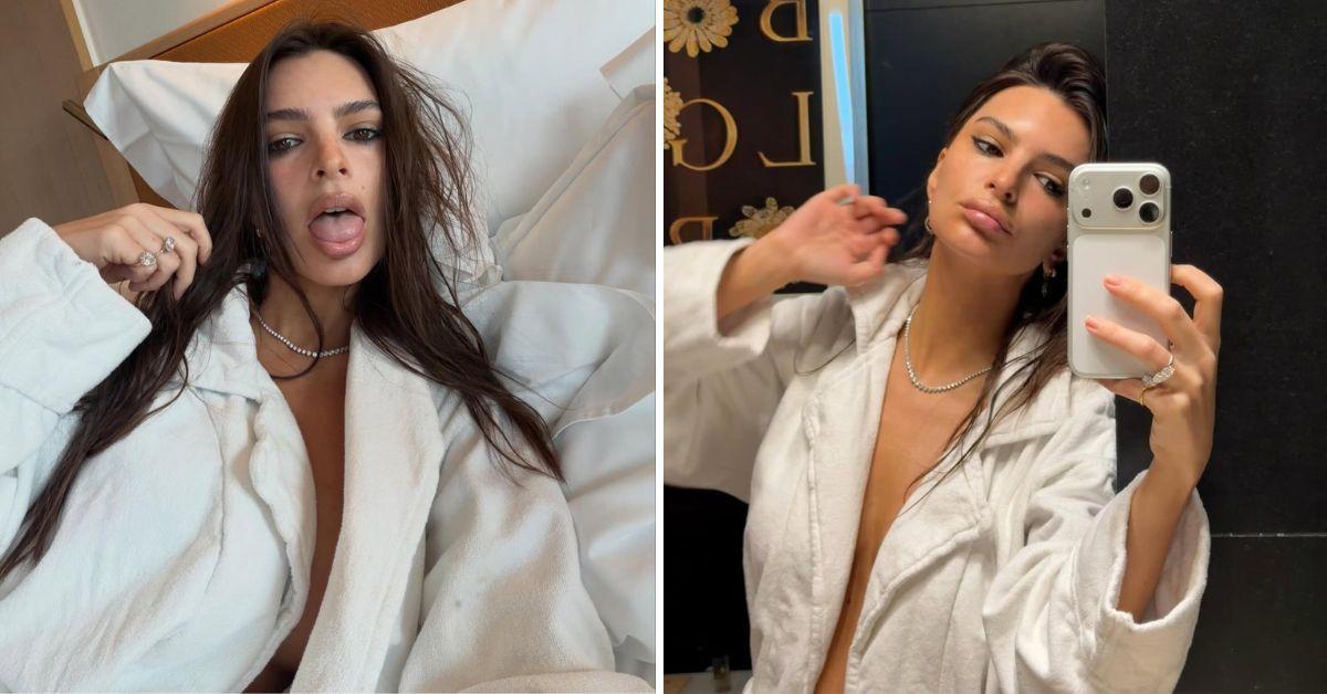 image of Emily Ratajkowski recently appeared to confirm her relationship with Romain Gavras.