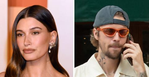 hailey bieber straddles justin