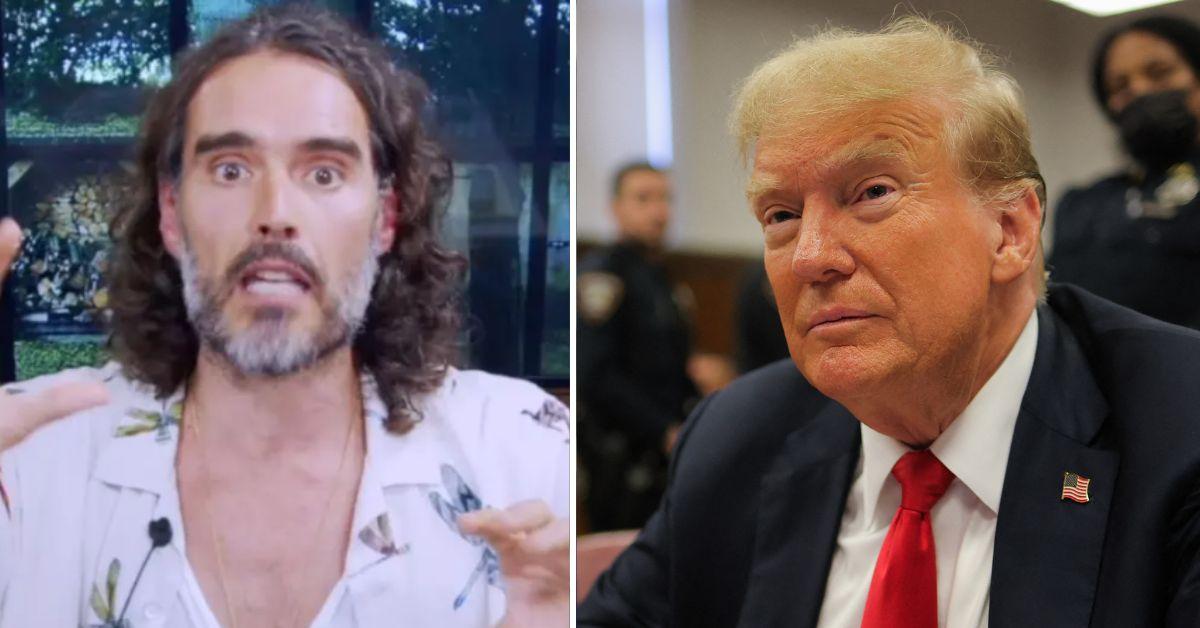 russell brand freedom loving americans vote donald trump joe biden