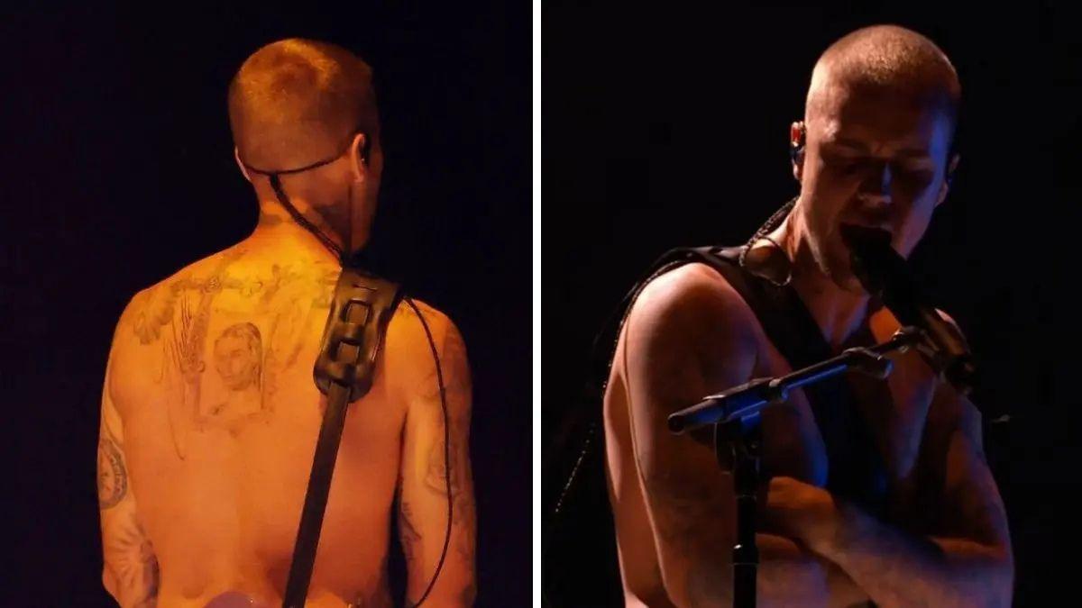 Photo of Justin Bieber debuted a back tattoo that resembled Hailey Bieber.