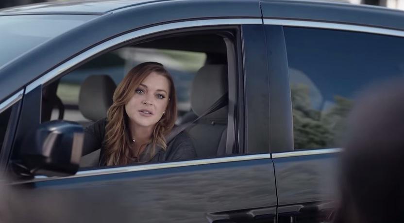 Lindsay Lohan Makes Fun Of Her Reckless Driving In Esurance Super Bowl Ad Watch The Commercial