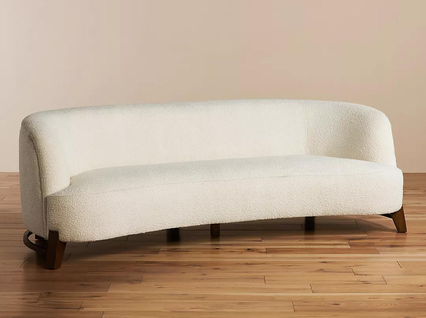 white living room sofa