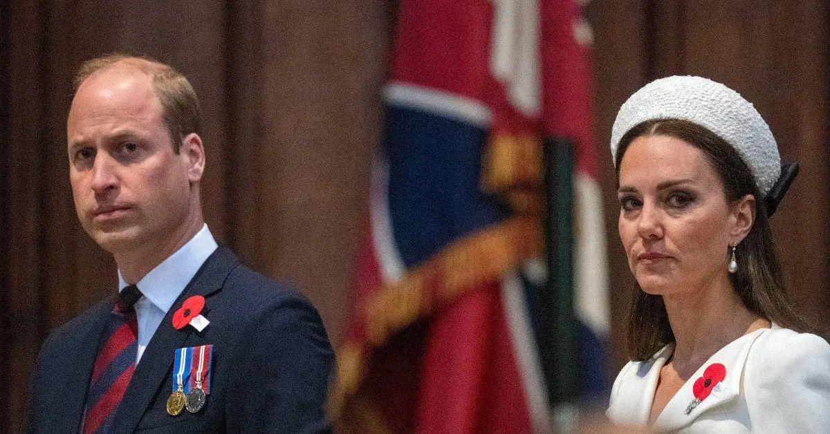 Photo of Kate Middleton and Prince William gave each other adorable look during the video clip.