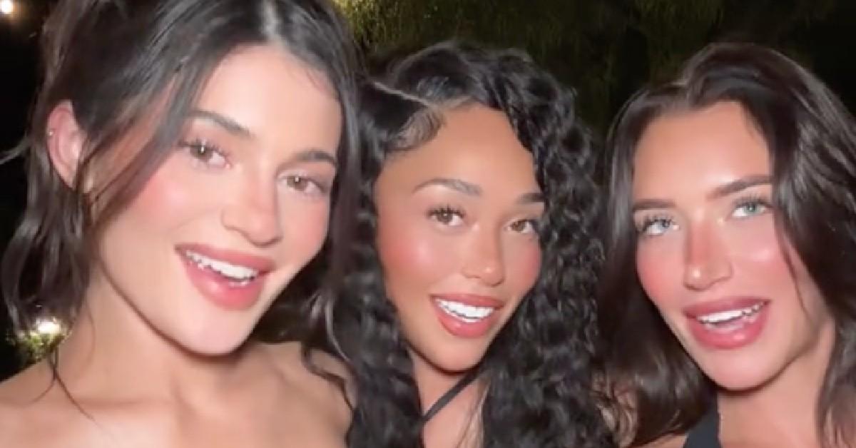 Photo of Kylie Jenner, Jordyn Woods and Stassie Karanikolaou.